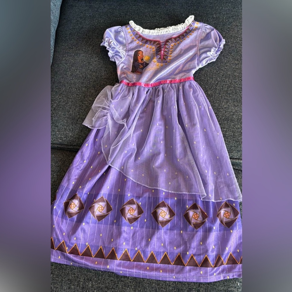 Purple Kids Costume Dress